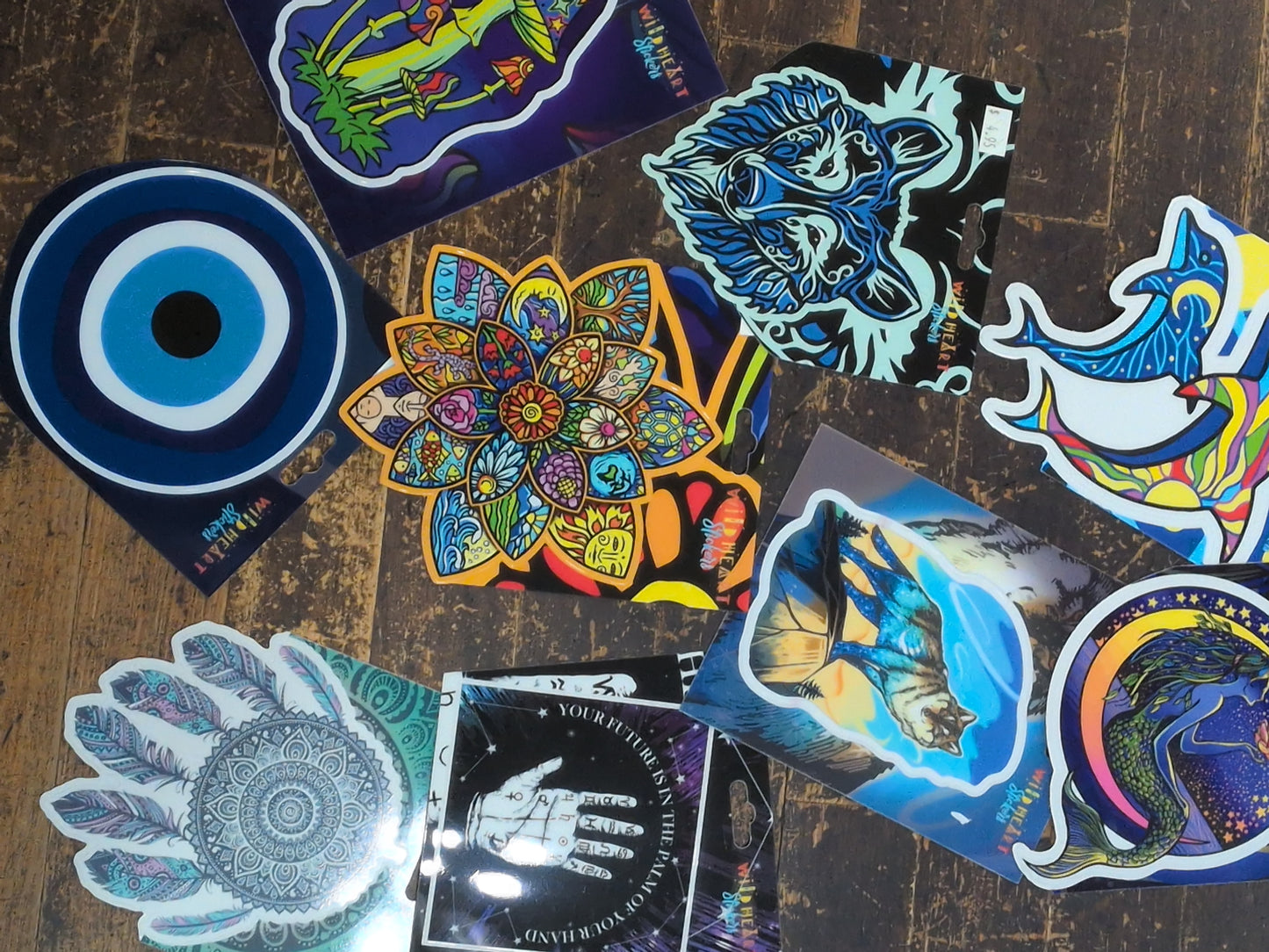 Wild Heart Static Vehicle Decals- Assorted styles