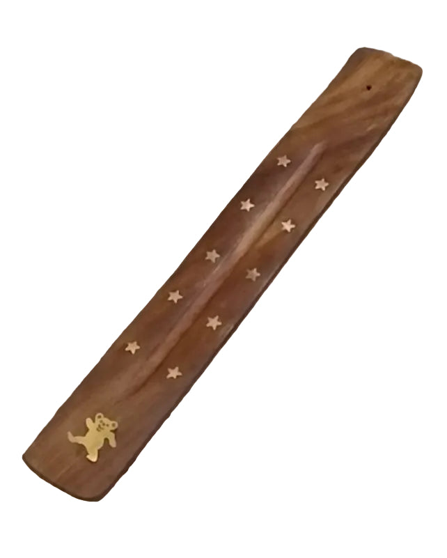 Brass Inlay Incense burner- Dead Bear