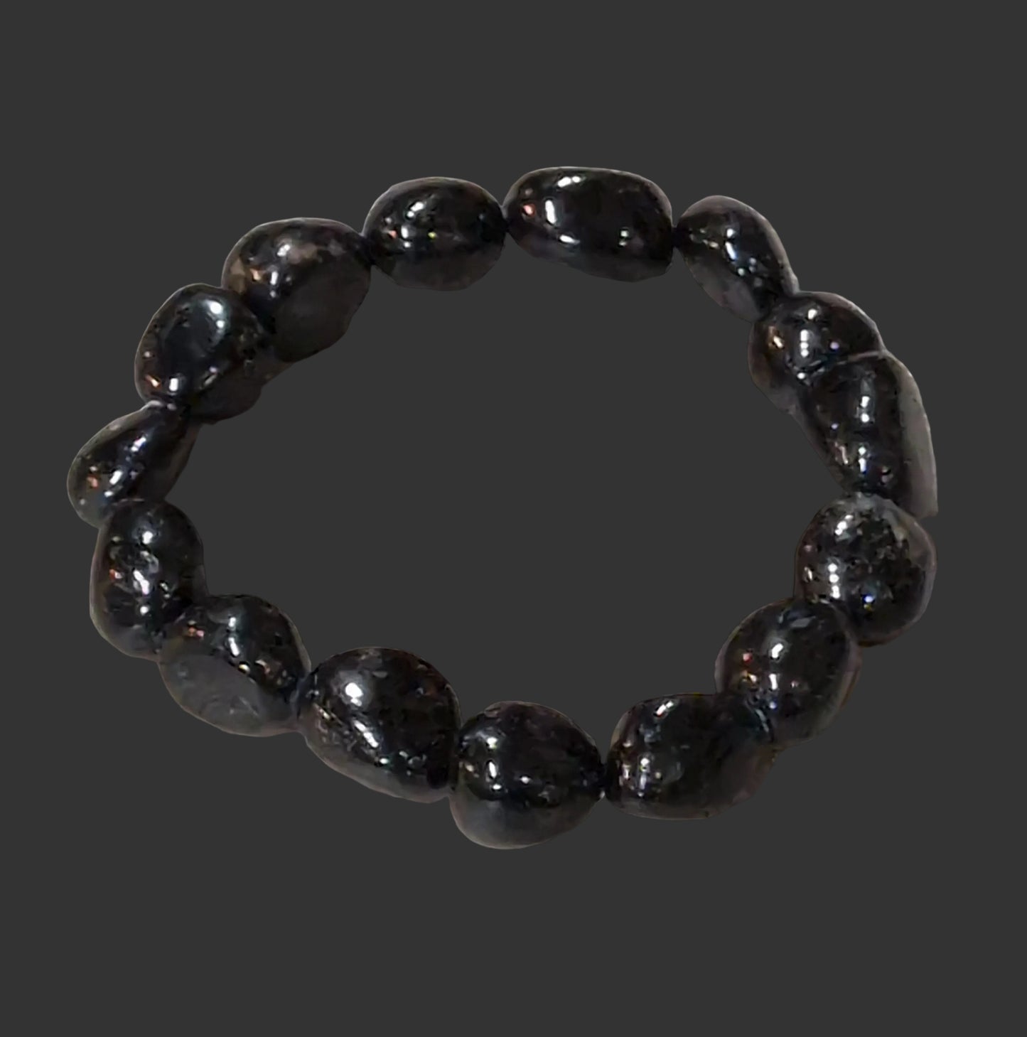 Black Tourmaline Nugget Bracelet
