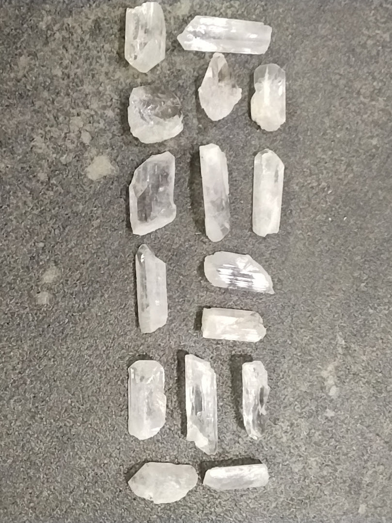 Danburite crystal rough stone