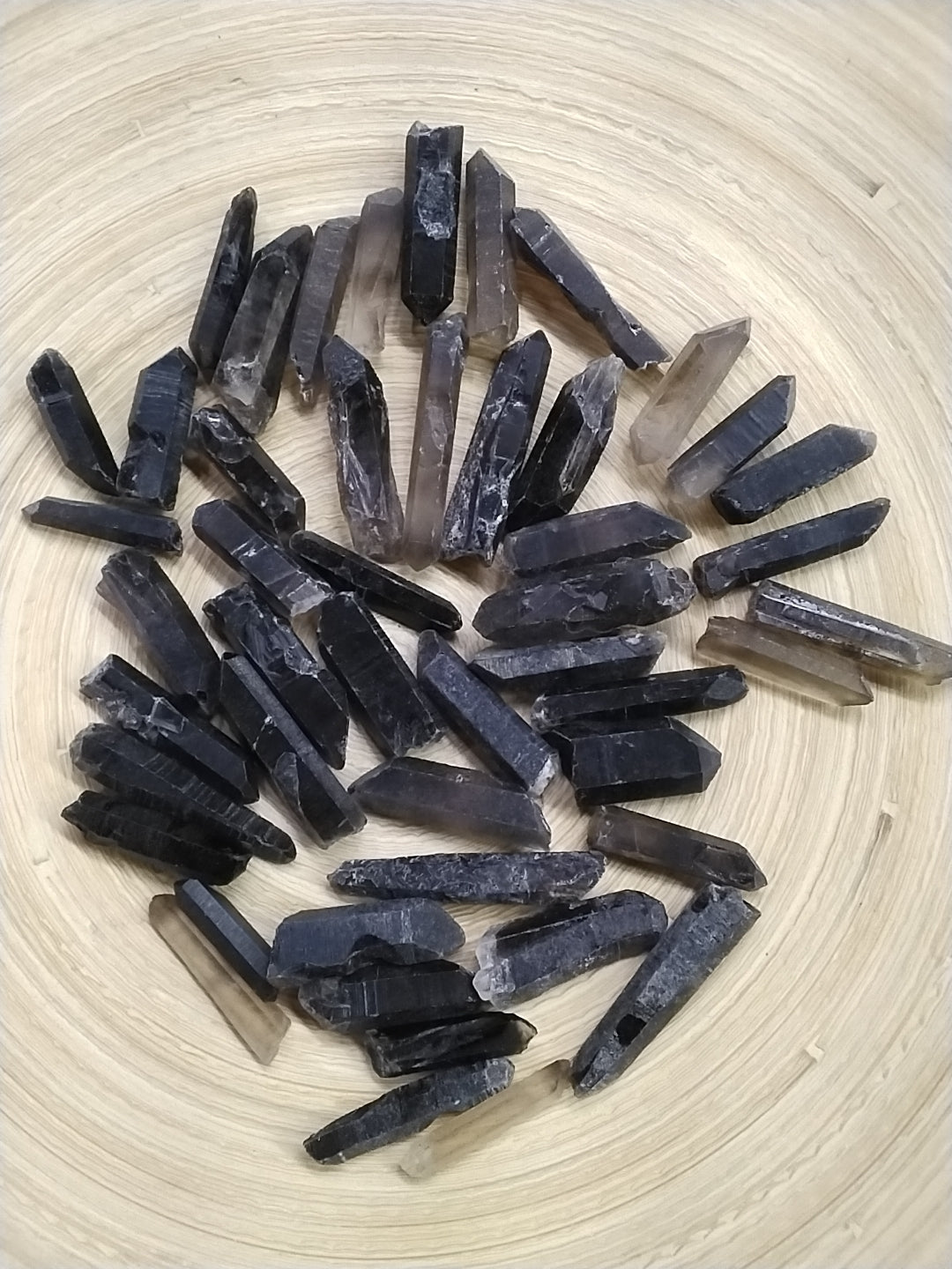 Tibetan Black Smokey Quartz point