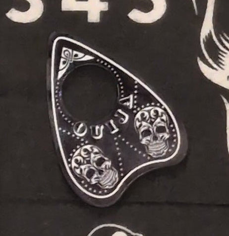 24"x24" Fabric Ouija Board w/ Plastic Planchette
