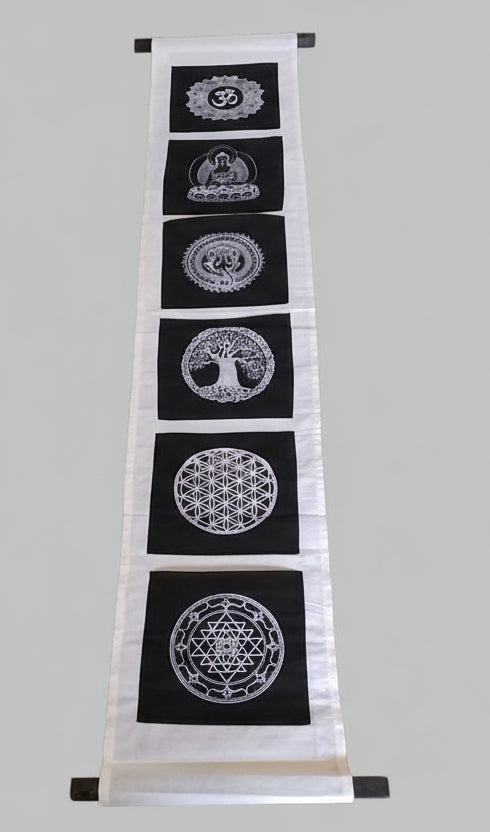 Monochromatic Meditation Chakra banner