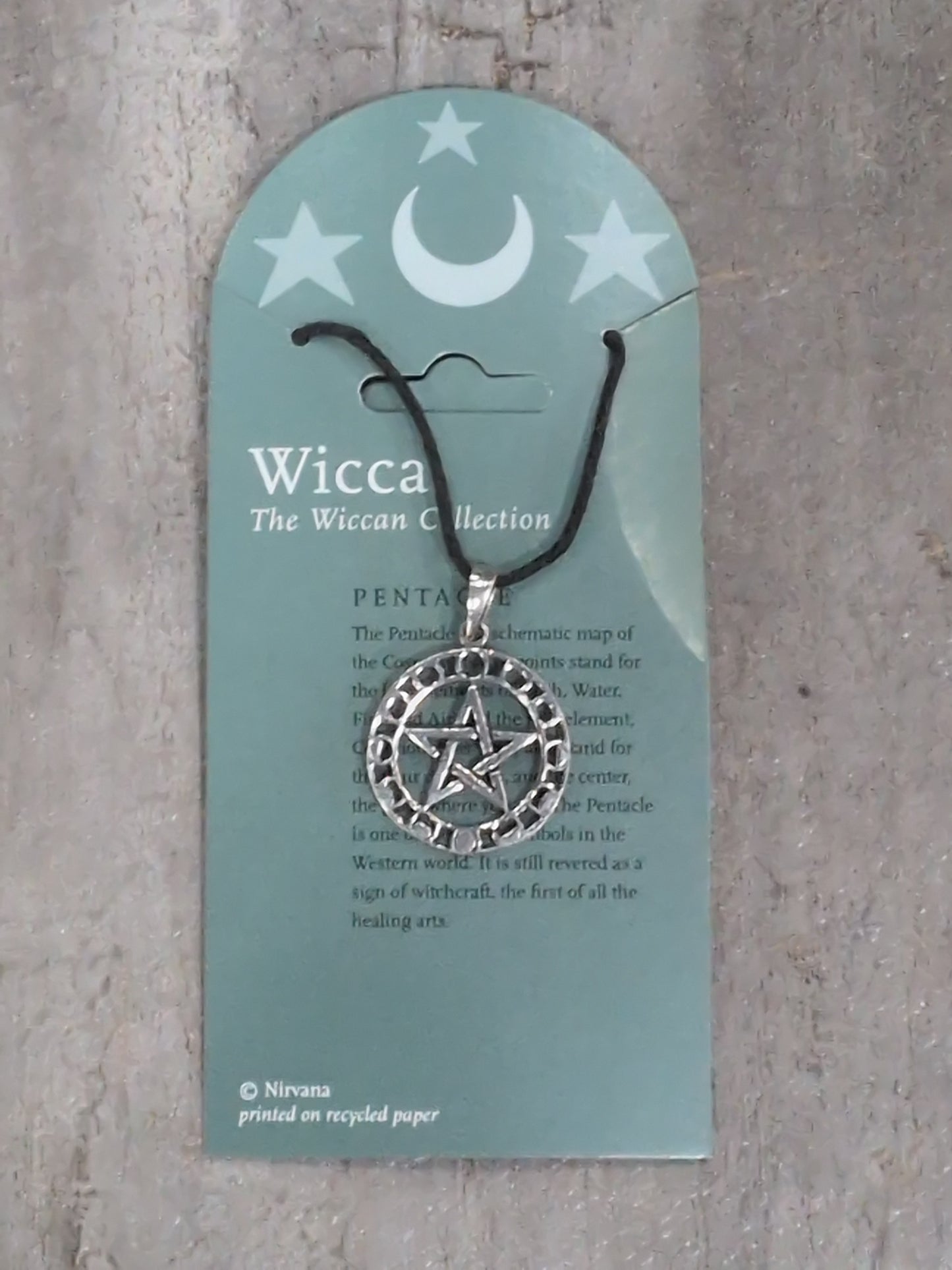 Wicca Collection Open Pentacle circle w/ holes