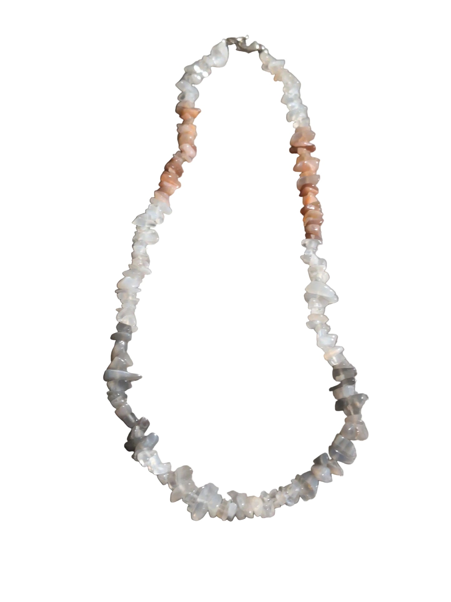 Gemstone Chips Choker- Tri-Color Moonstone