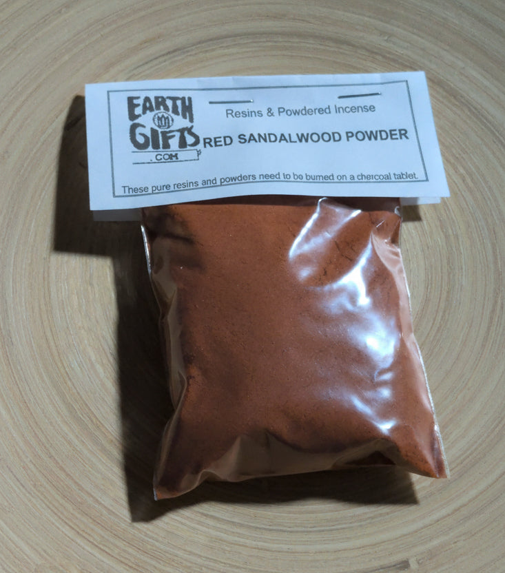 Earth Gifts Resins & Powdered Incense Red Sandalwood Powder