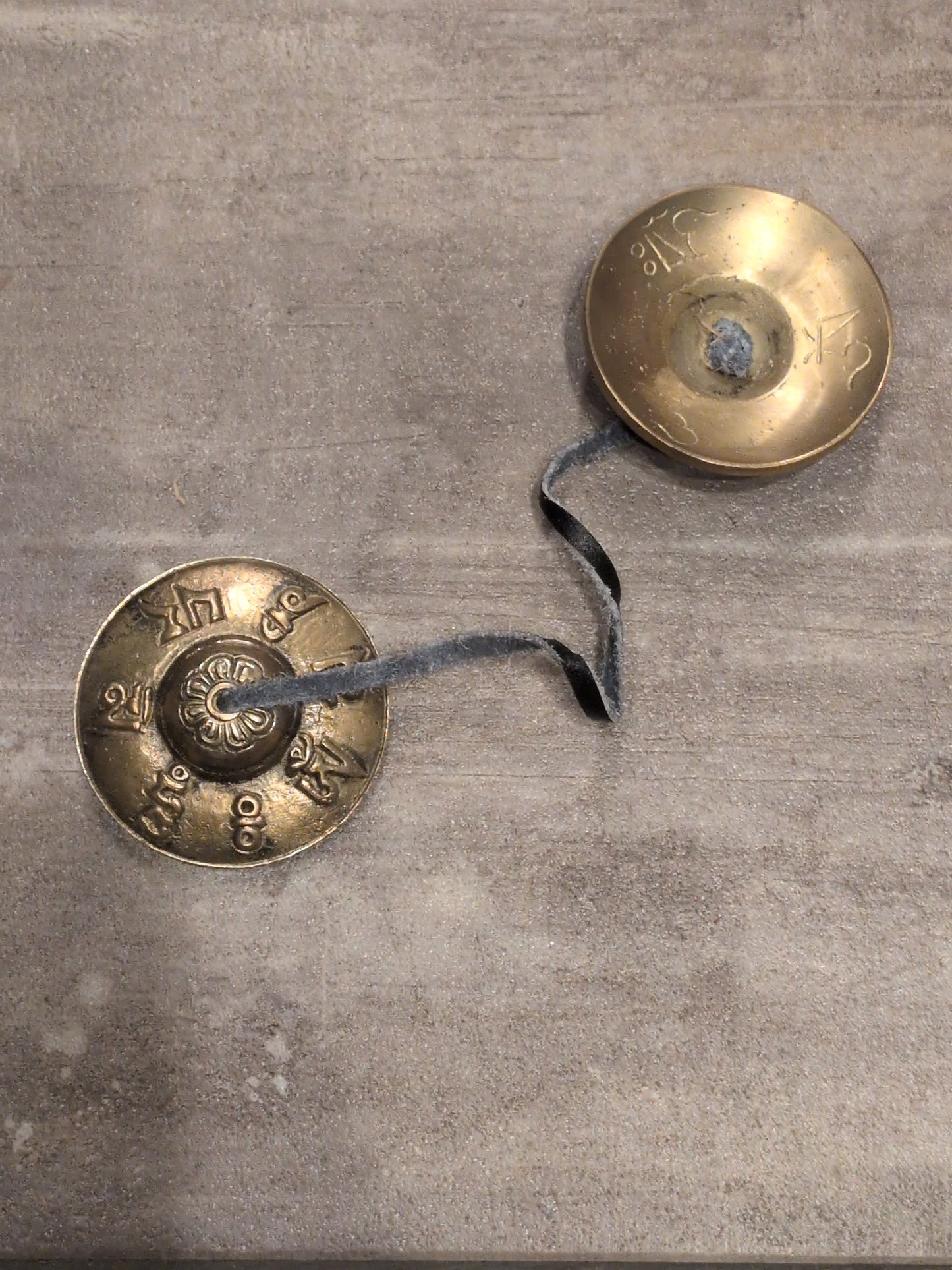 Brass Tingshas w/ zipper case