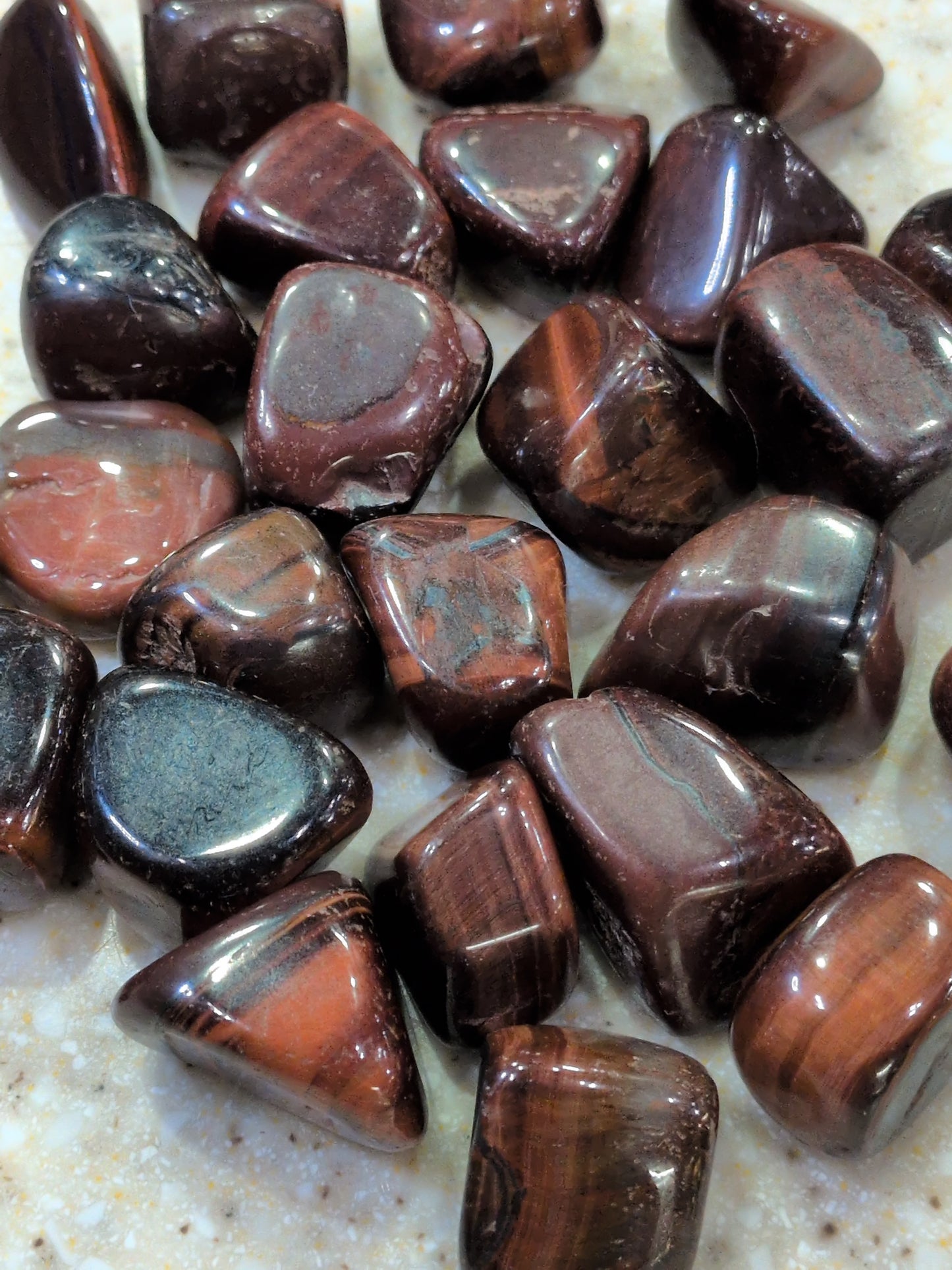Red Tiger Eye Tumbled stone
