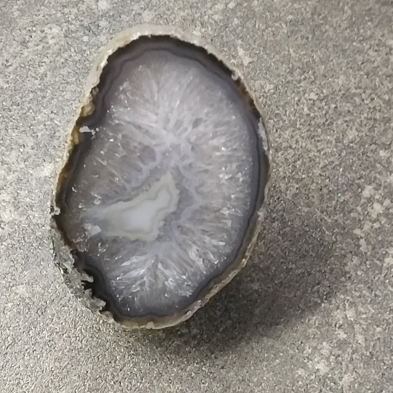 Agate Geode polished face