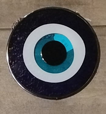 Evil Eye Amulet stained glass