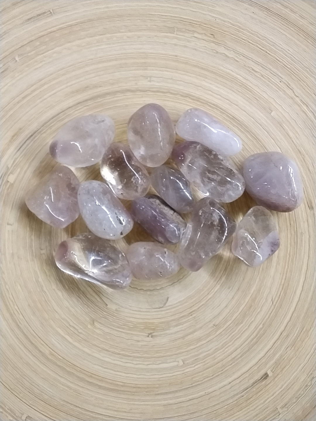 Quartz w/ Lithium phantom Tumbled stone