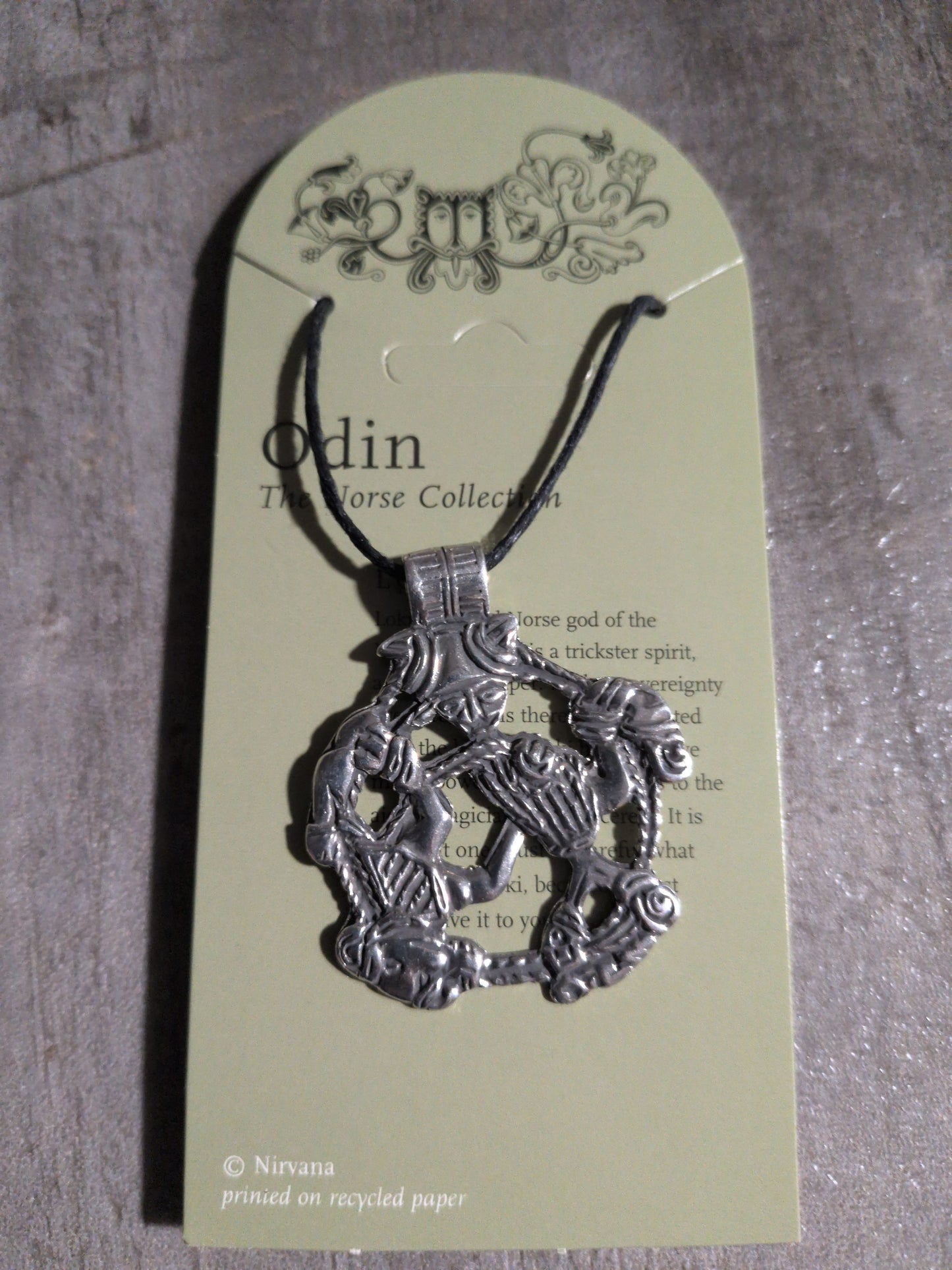 Odin (Norse Collection) Loki Pewter Pendant