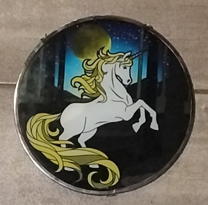 Unicorn stained glass