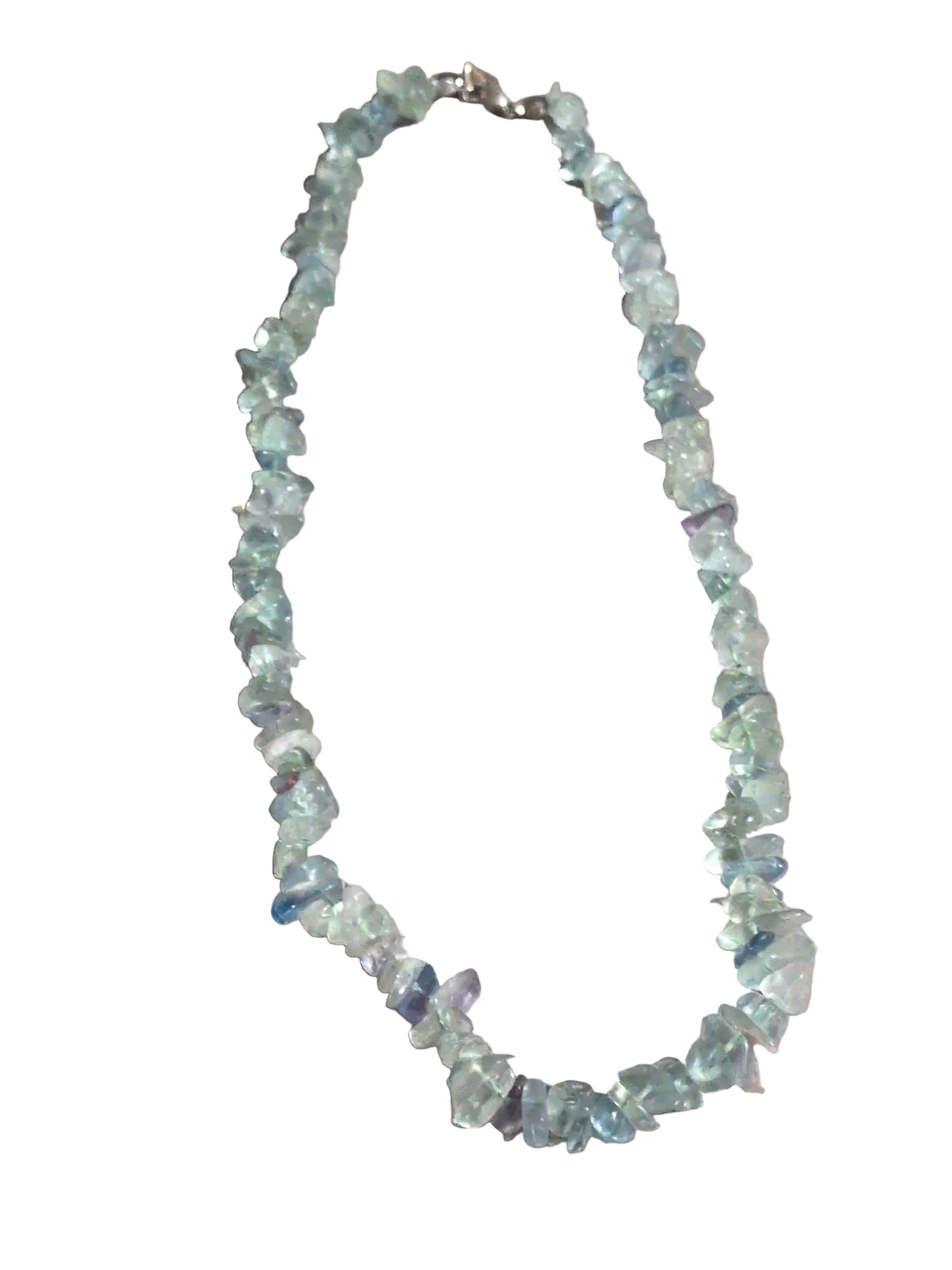 Gemstone Chips Choker- Flourite