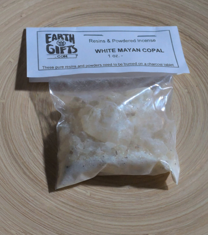 Earth Gifts Resins & Powdered Incense White Mayan Copal Resin