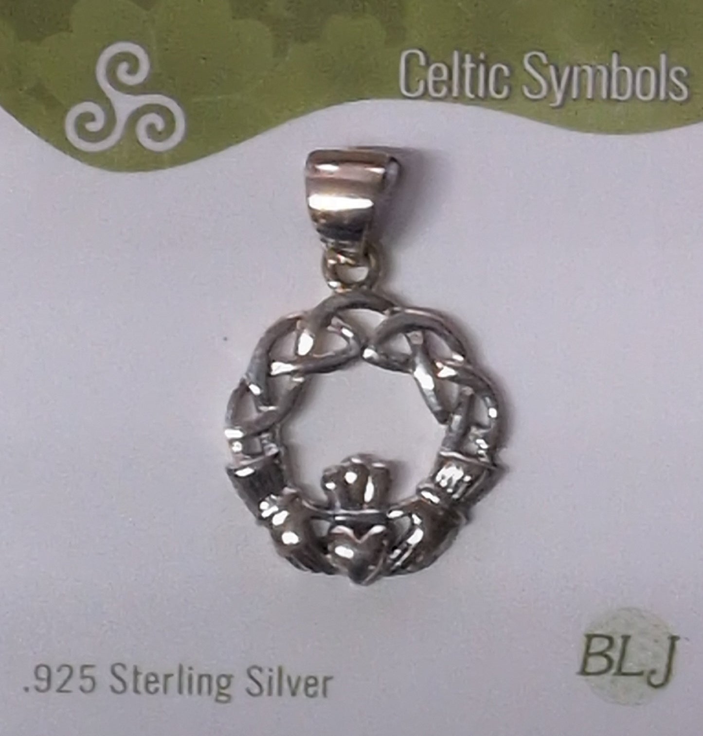 Claddagh Sterling Silver Pendant
