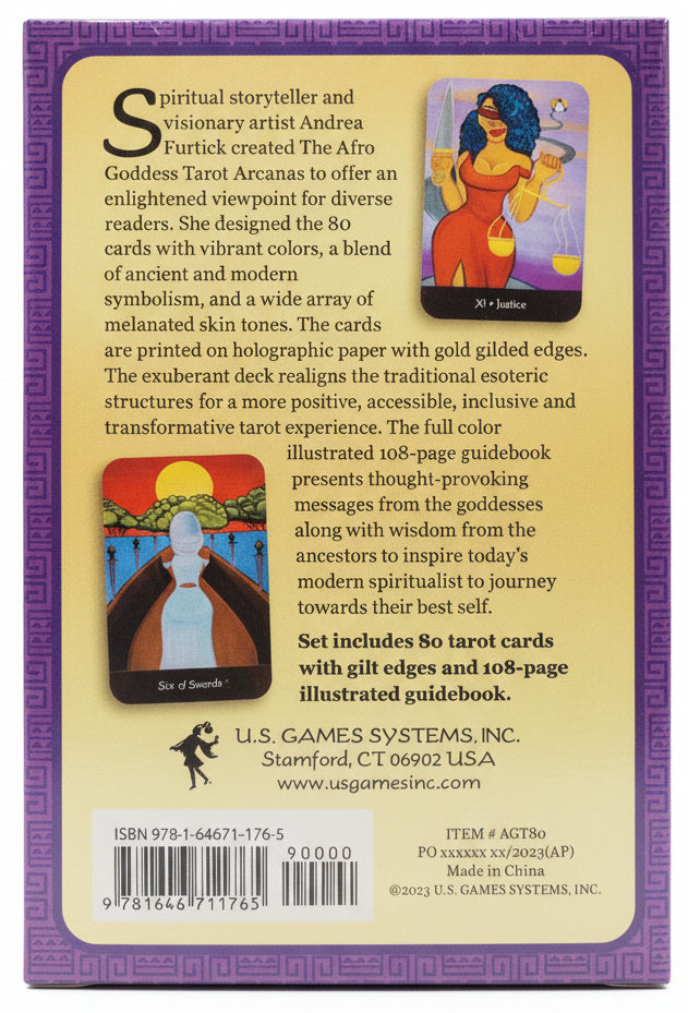 Afro Goddess Tarot Arcanas