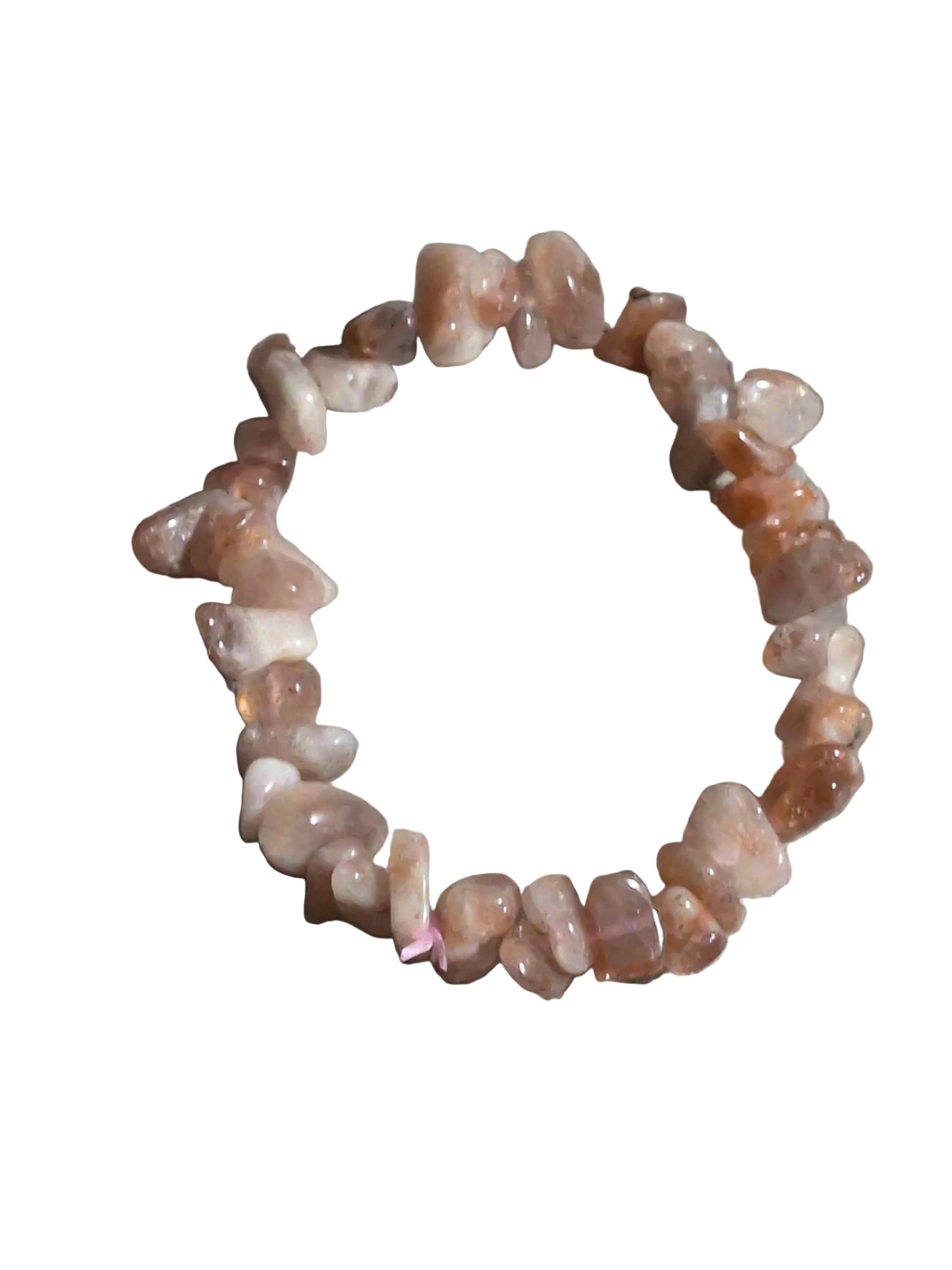 Elastic Chips Bracelet - Golden Sunstone