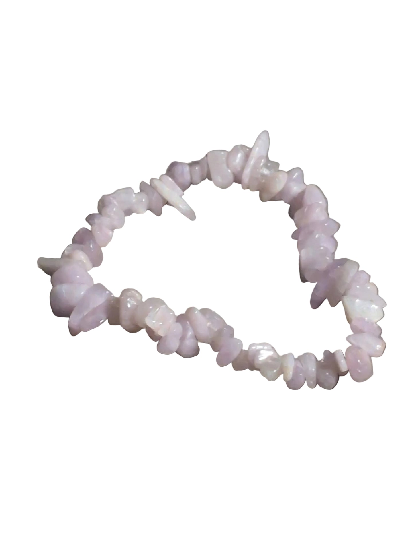Elastic Chips Bracelet - Kunzite