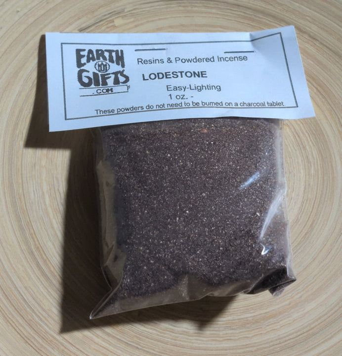 Earth Gifts Resins & Powdered Incense Lodestone Powder