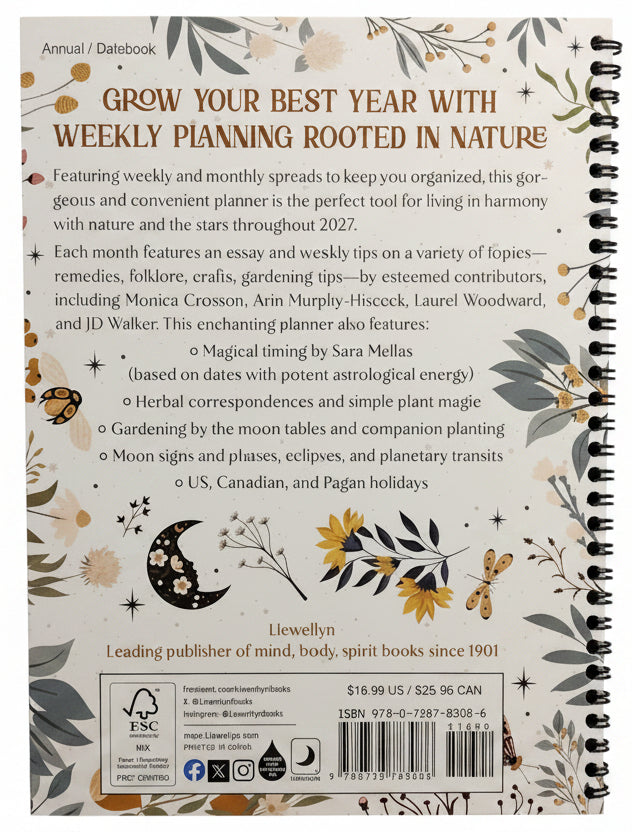 2027 Llewellyn's Herbal Enchantment Planner