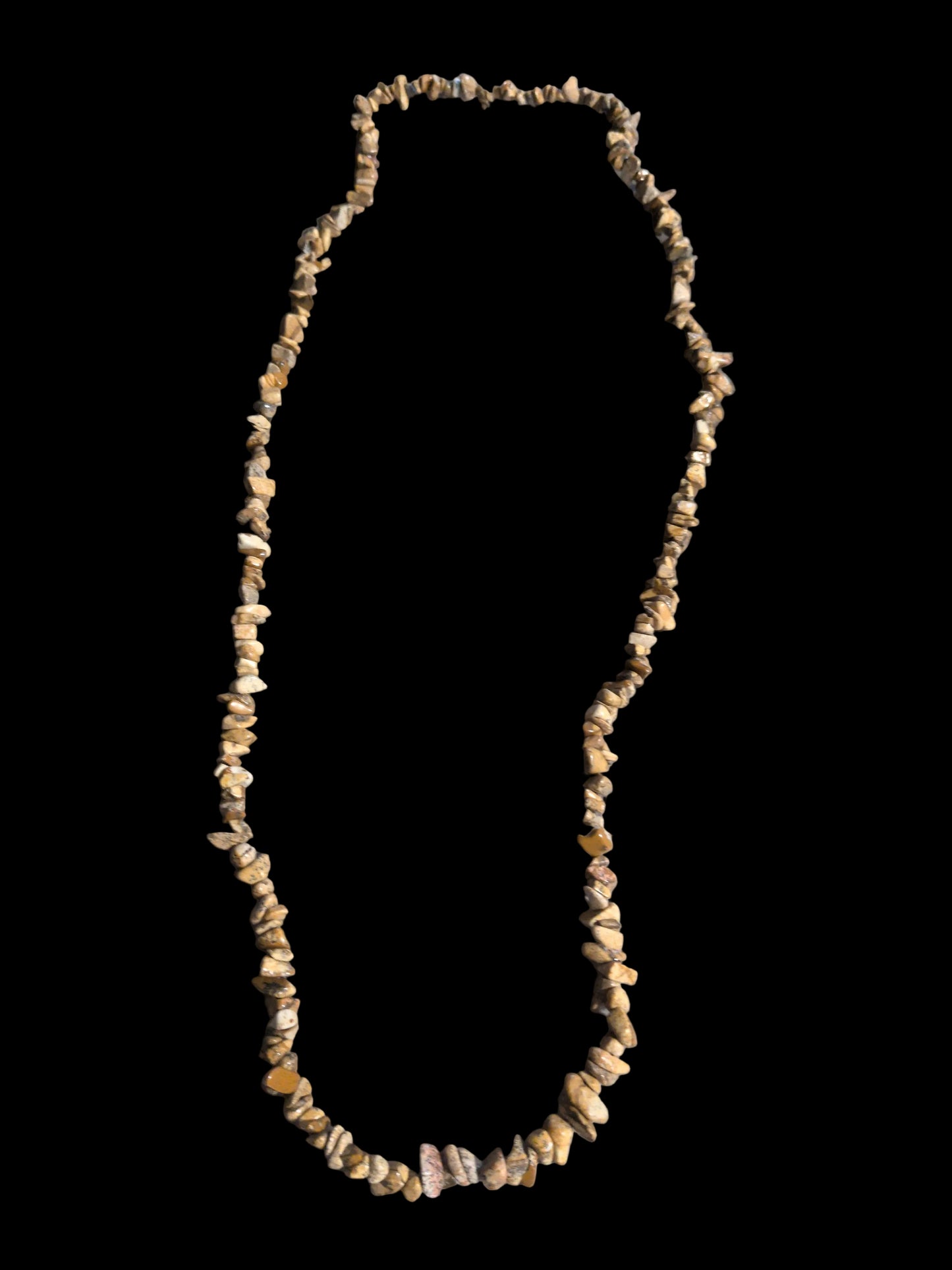 Gemstone Chips Necklace- Picture Jasper