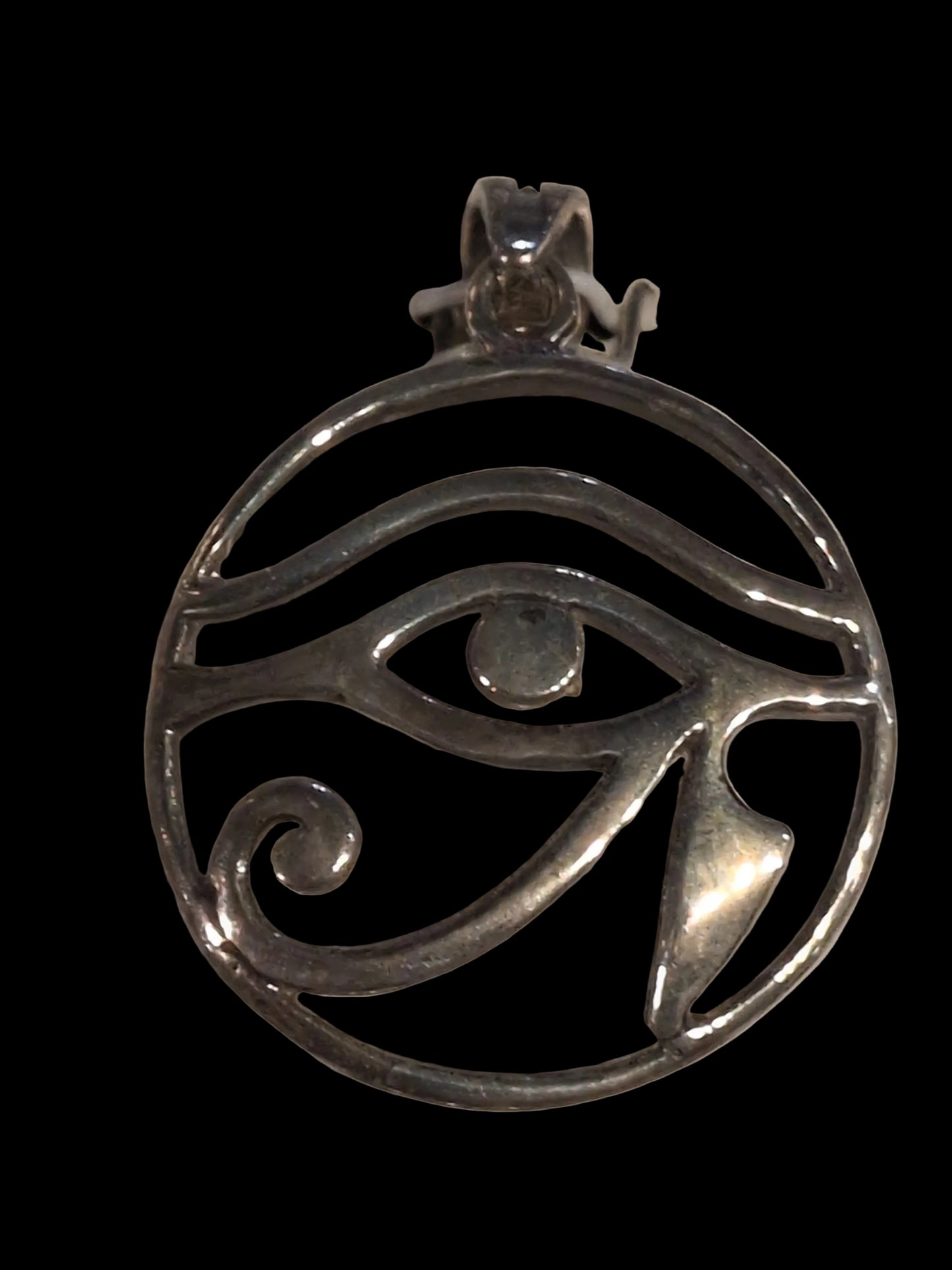 Eye of Horus Sterling Silver Pendant