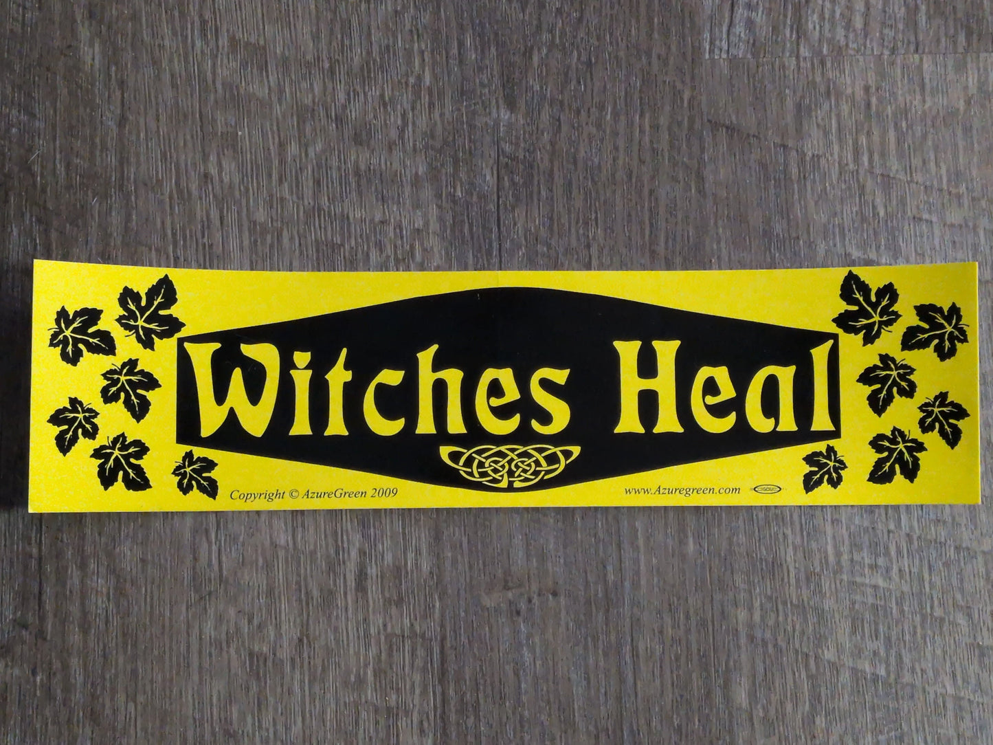 Witches Heal Bumper Sticker