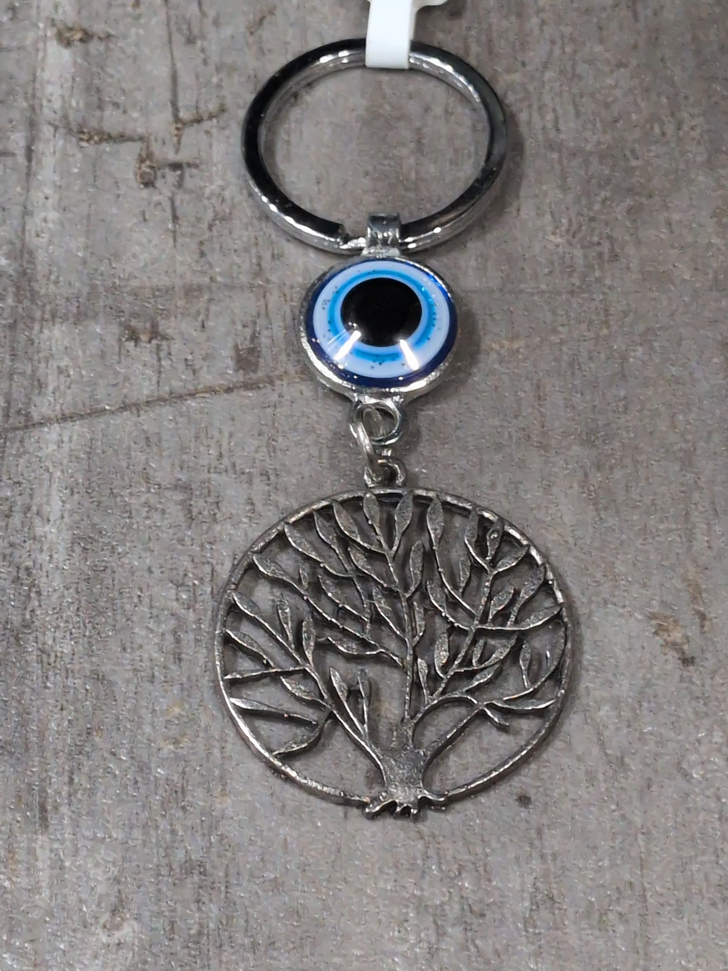 Evil Eye Talisman Key chain Tree of Life