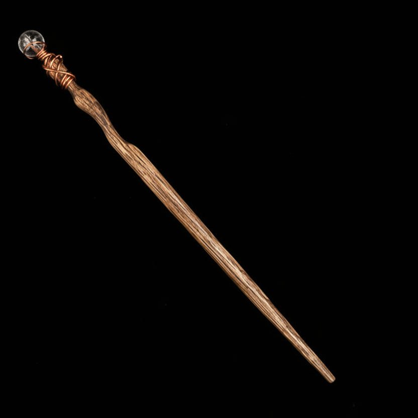 Quartz & Wood Wand