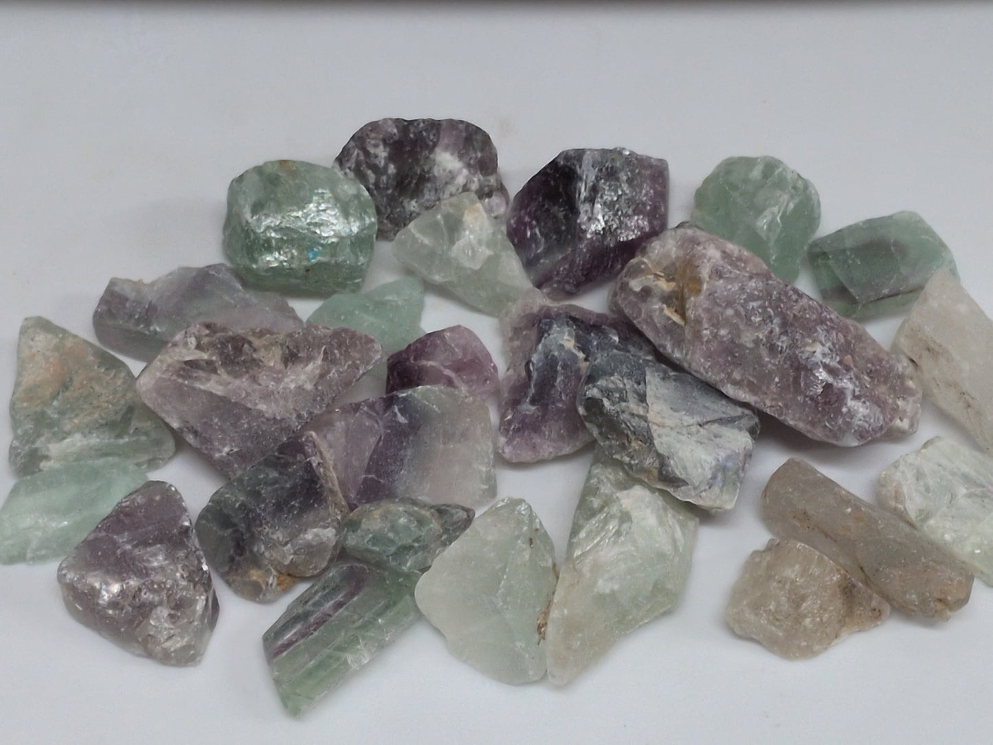 Rough multi-color Flourite stone
