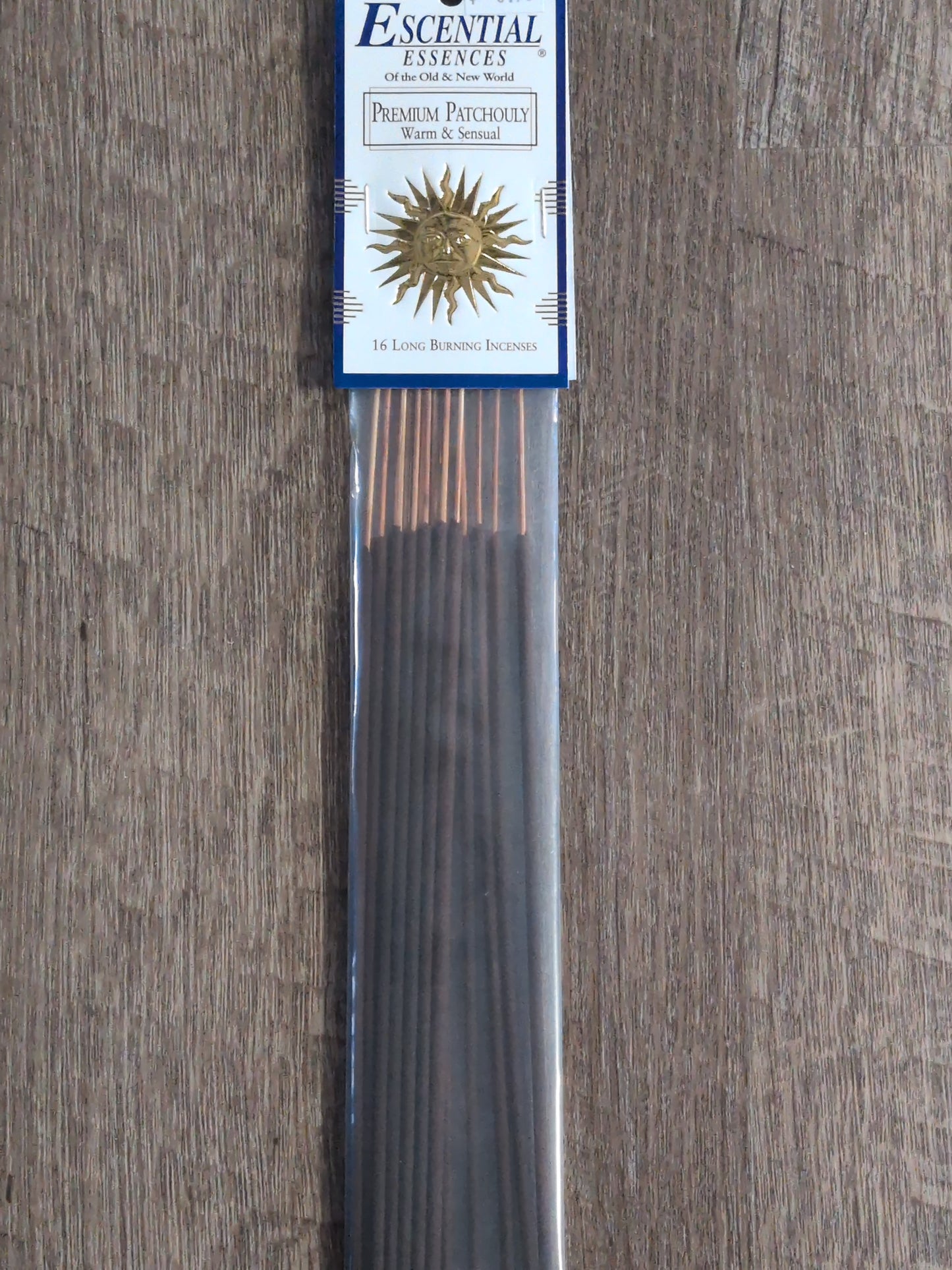 Escential Essences Incense 16 sticks Premium Patchouly