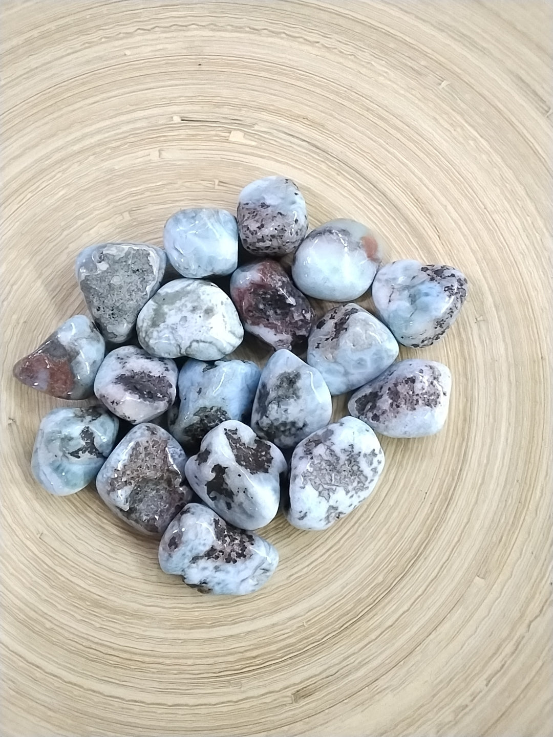Large Larimar Tumbled stone