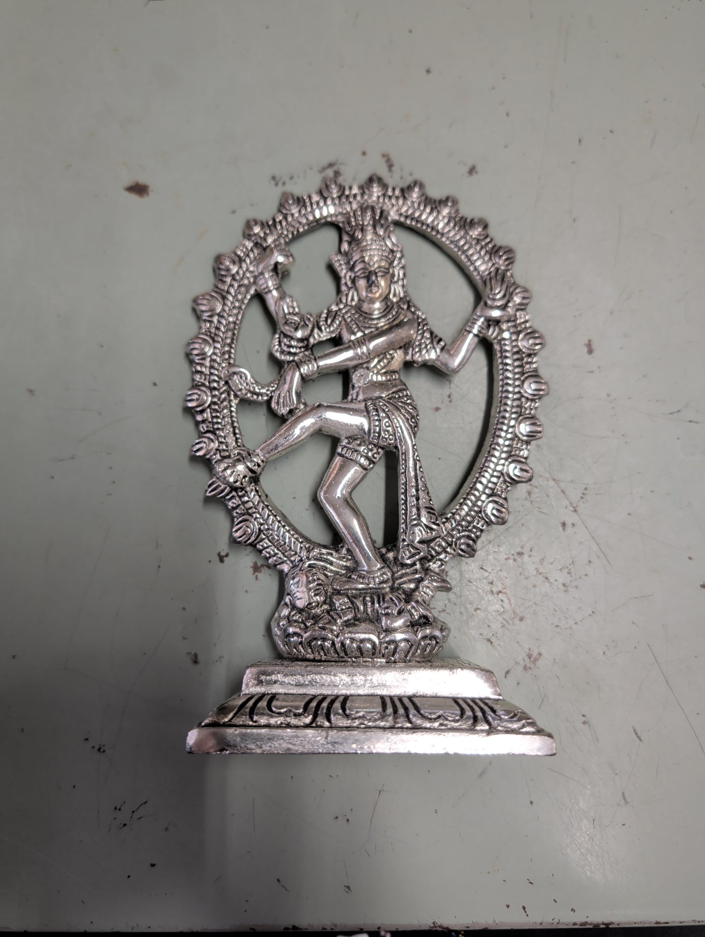 Aluminum Dancing shiva Silver
