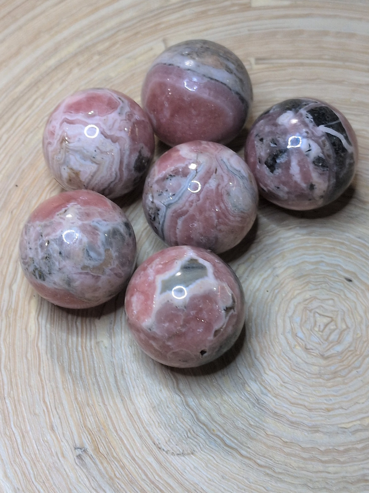 20mm Rhodochrosite sphere