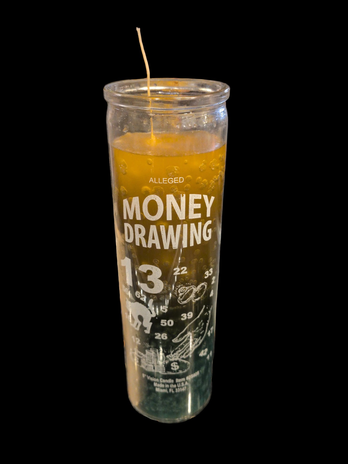 Money Drawing Undressed 5-7 Day Candle