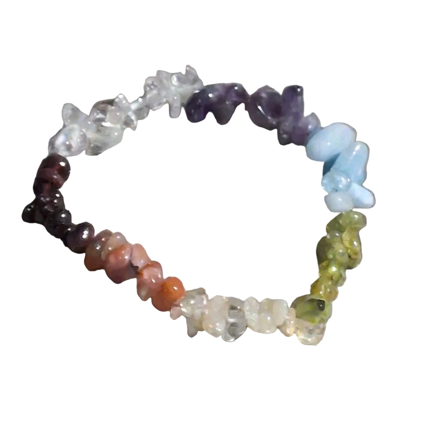 Elastic Chips Bracelet - Chakra Translucent
