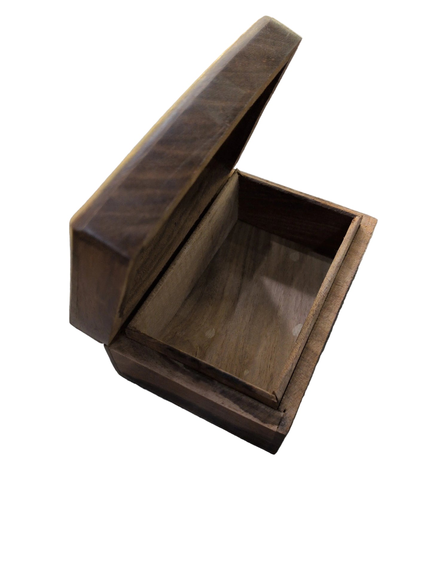 Brass inlay wood box