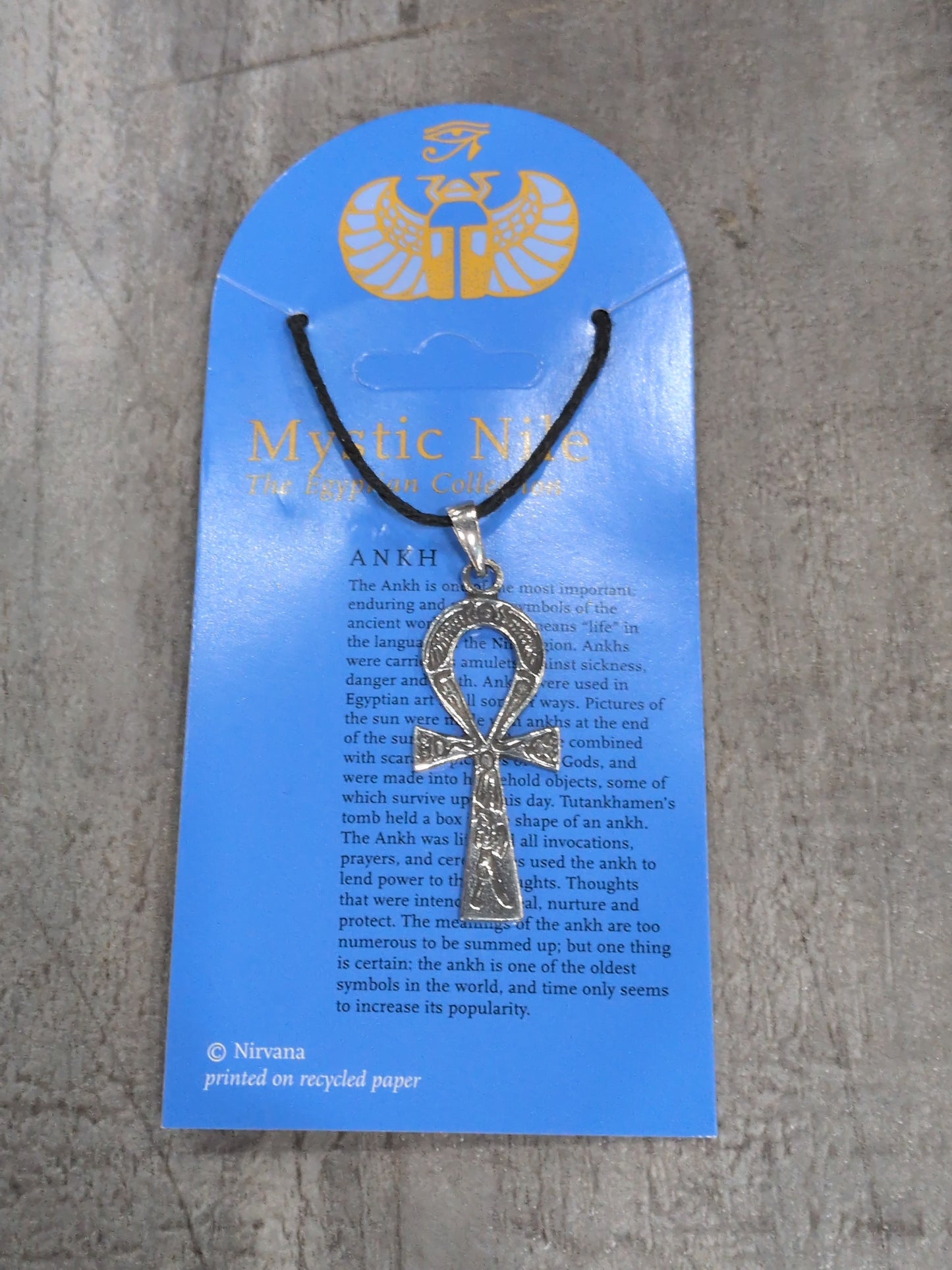 Mystic Nile (Egyptian Collection) Small Ankh Pewter Pendant
