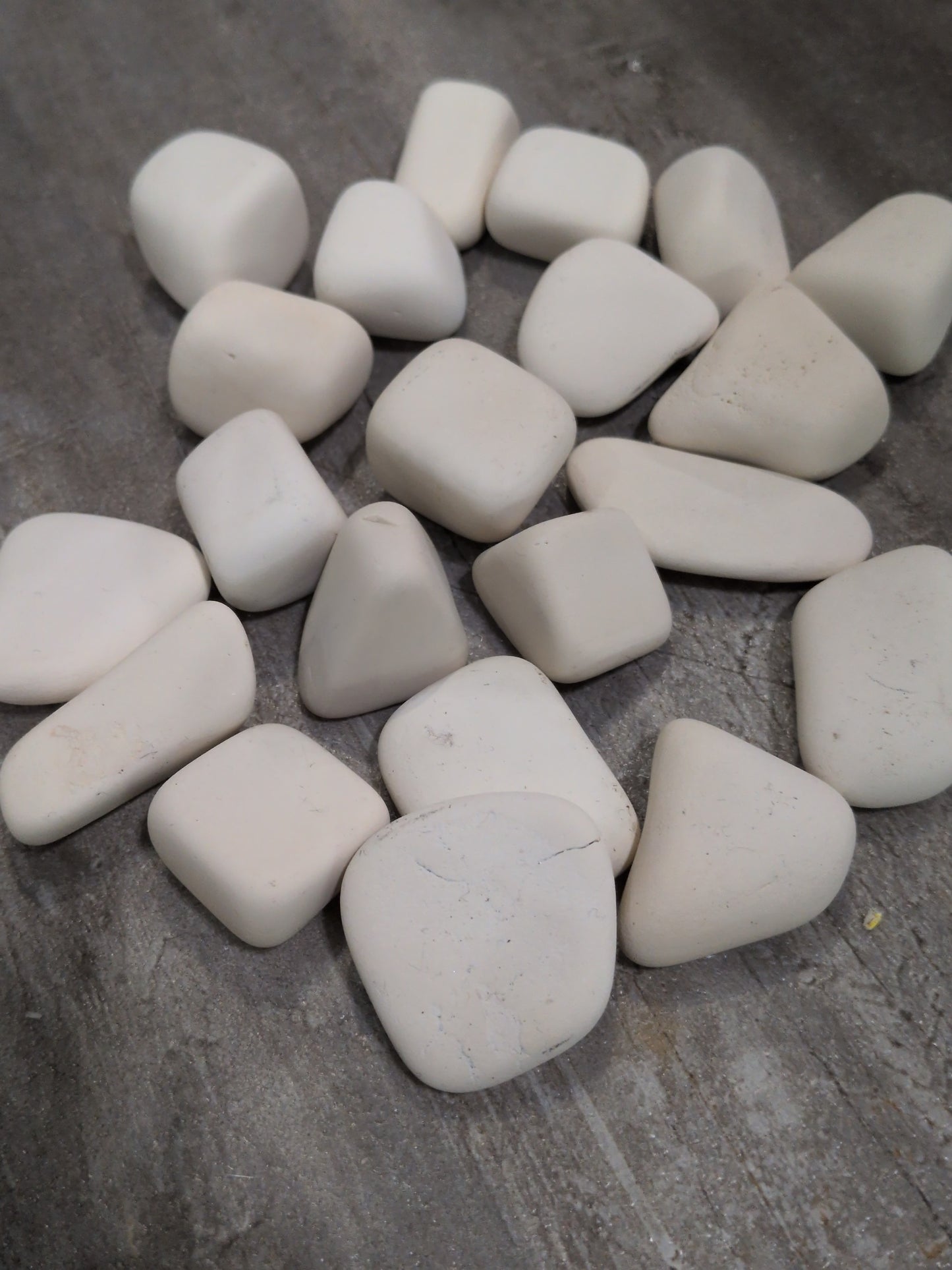 White Buffalo Stone (White Turquoise) Tumbled stone