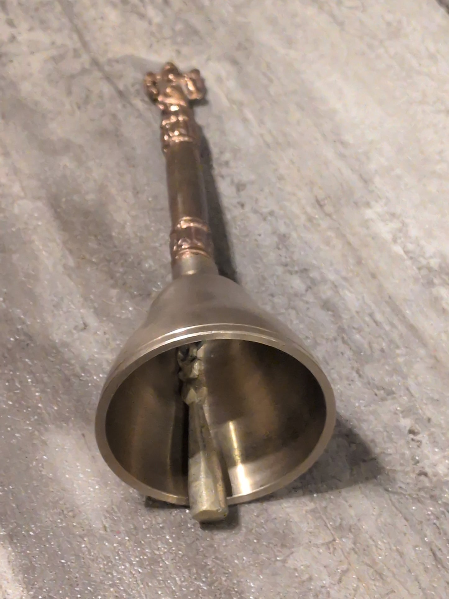 6" Ganesh Brass Offering Bell