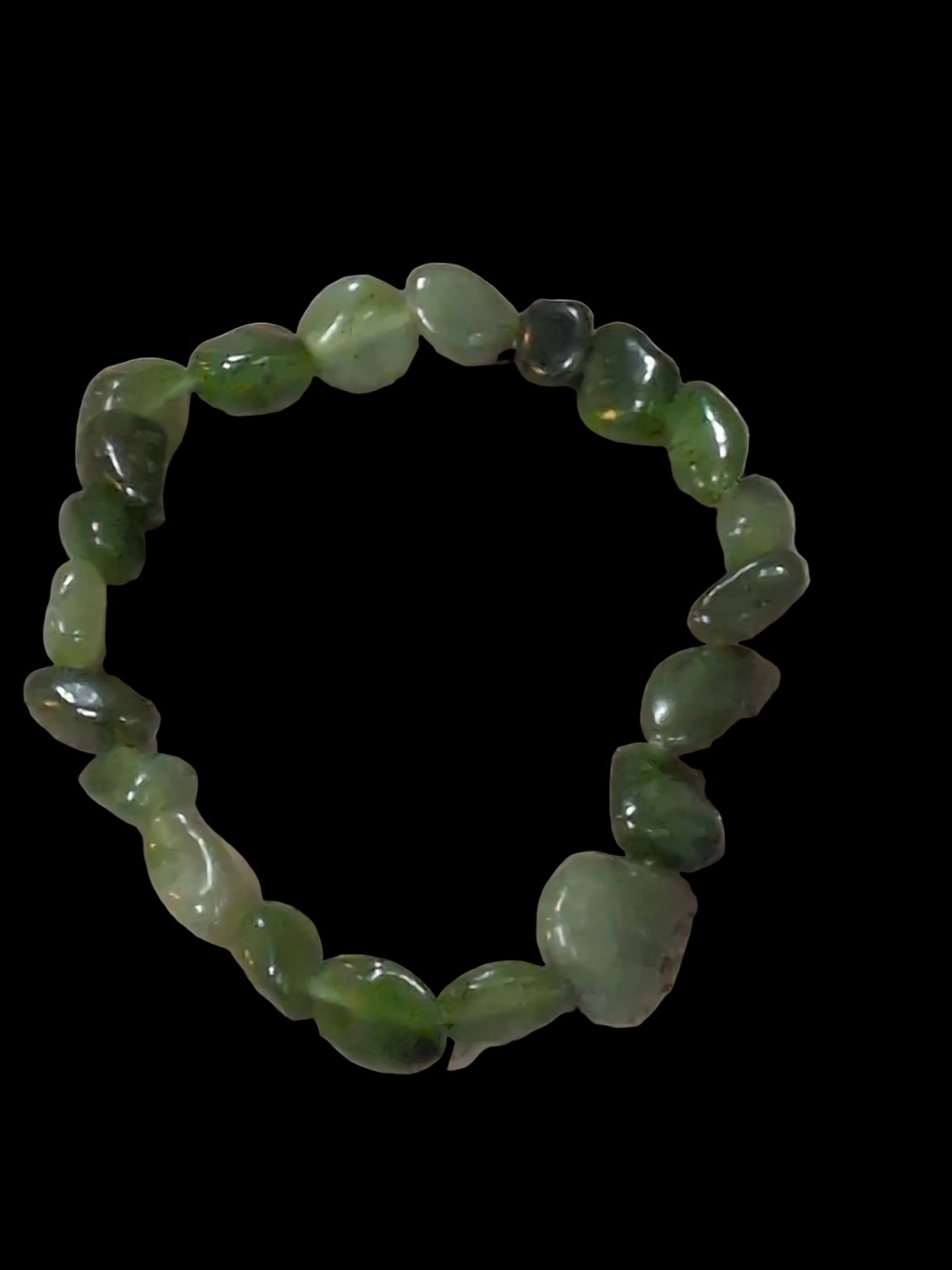 Nephrite Jade Nugget Bracelet
