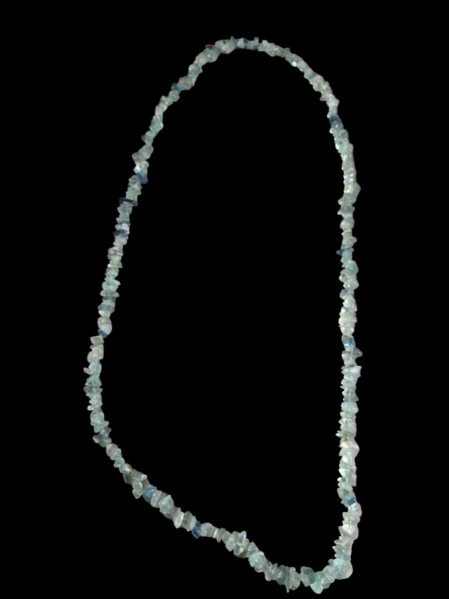 Gemstone Chips Necklace- Flourite
