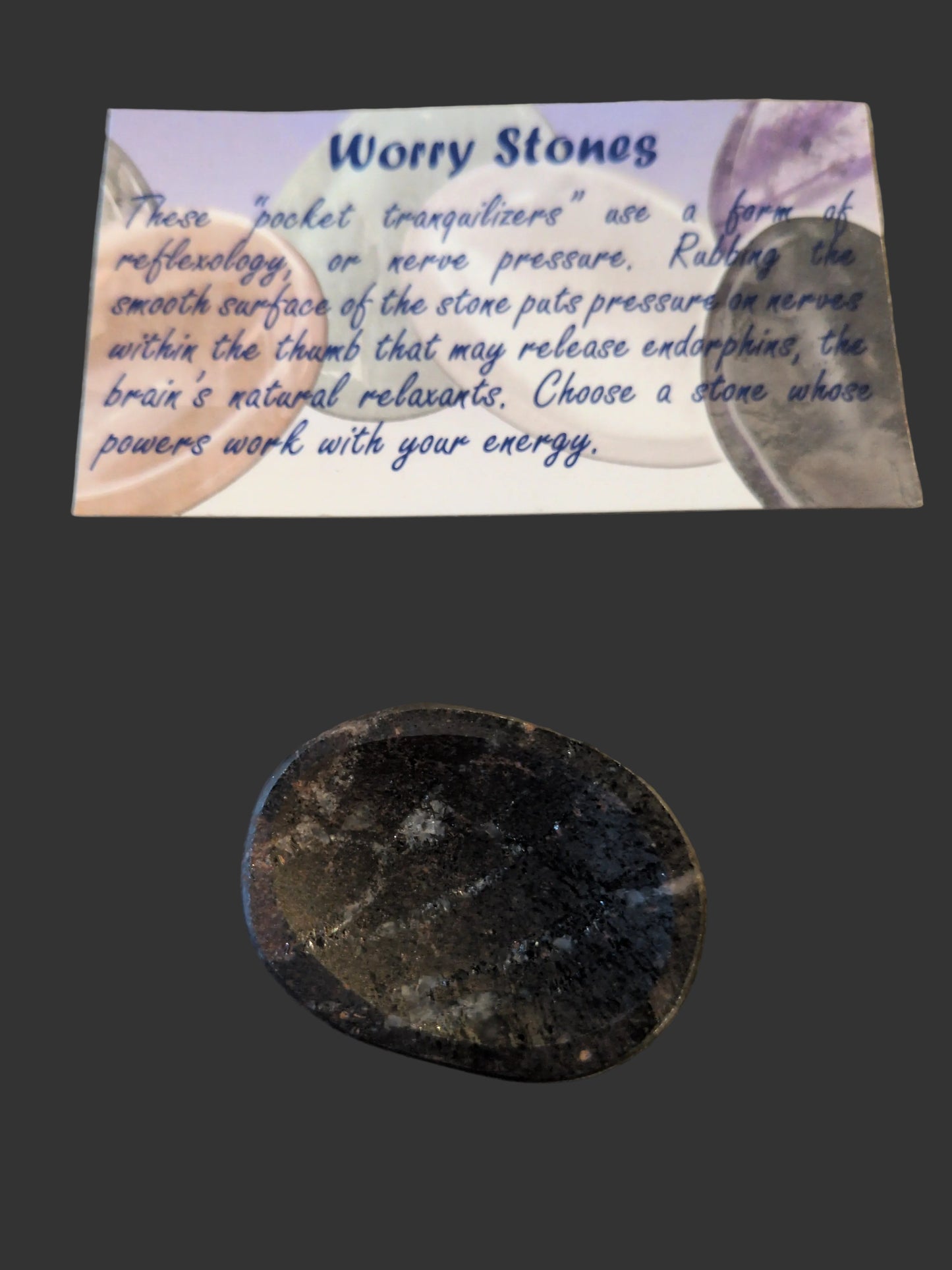 Hematite Worry Stone