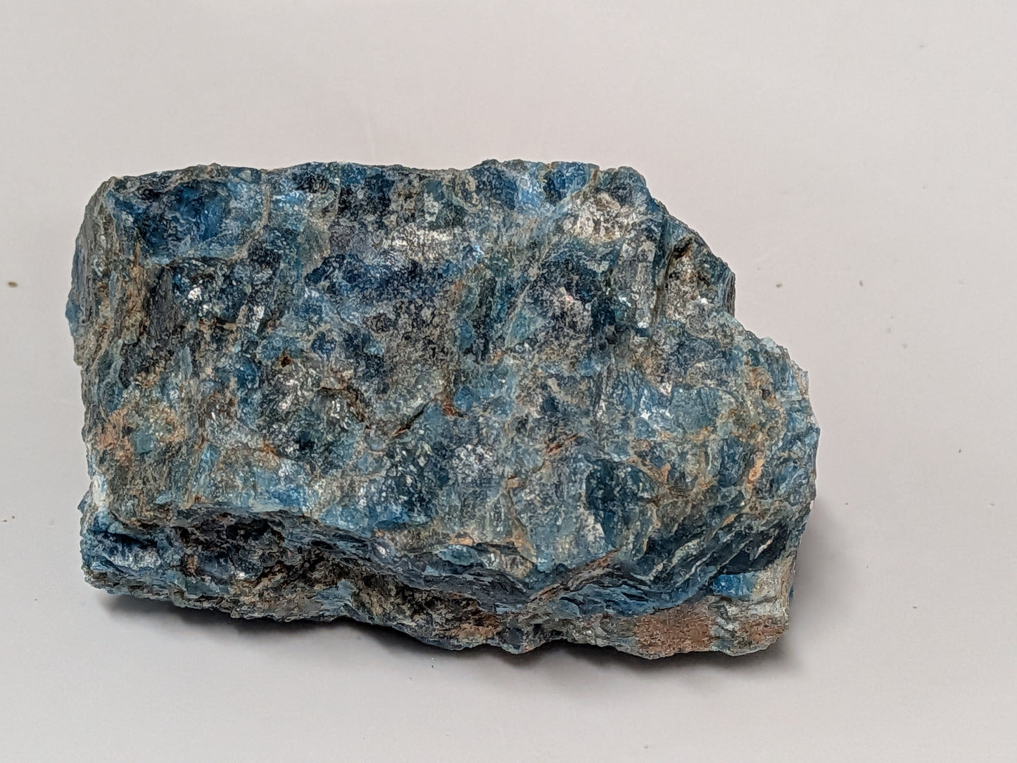 Rough Blue Apatite stone