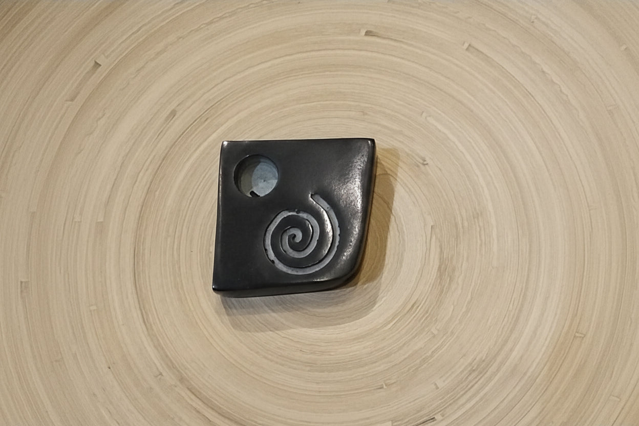 Shaped Black stone Incense burner