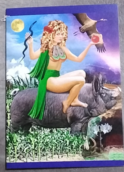 Demeter Goddess of Success Wealth Agriculture Prosperity Gift Card