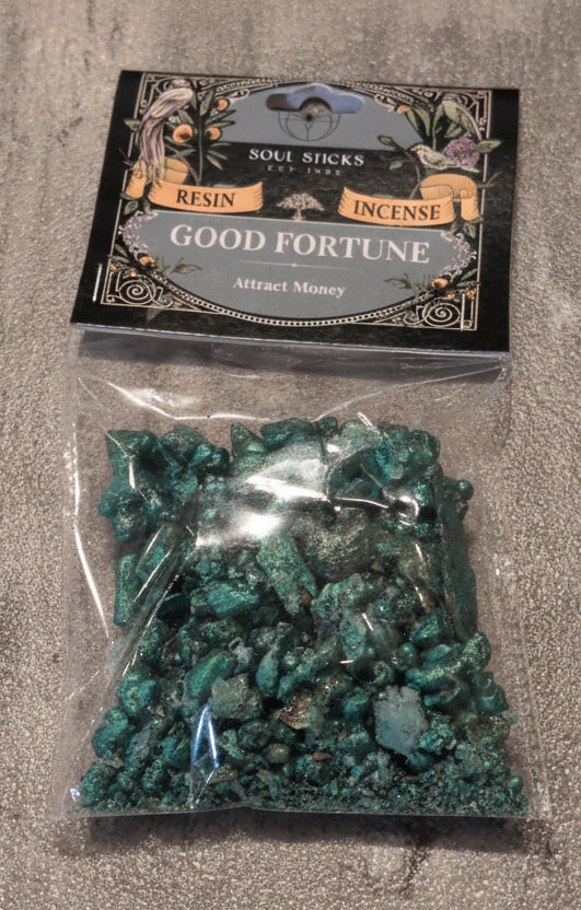 Soul Sticks Resin Incense Good Fortune
