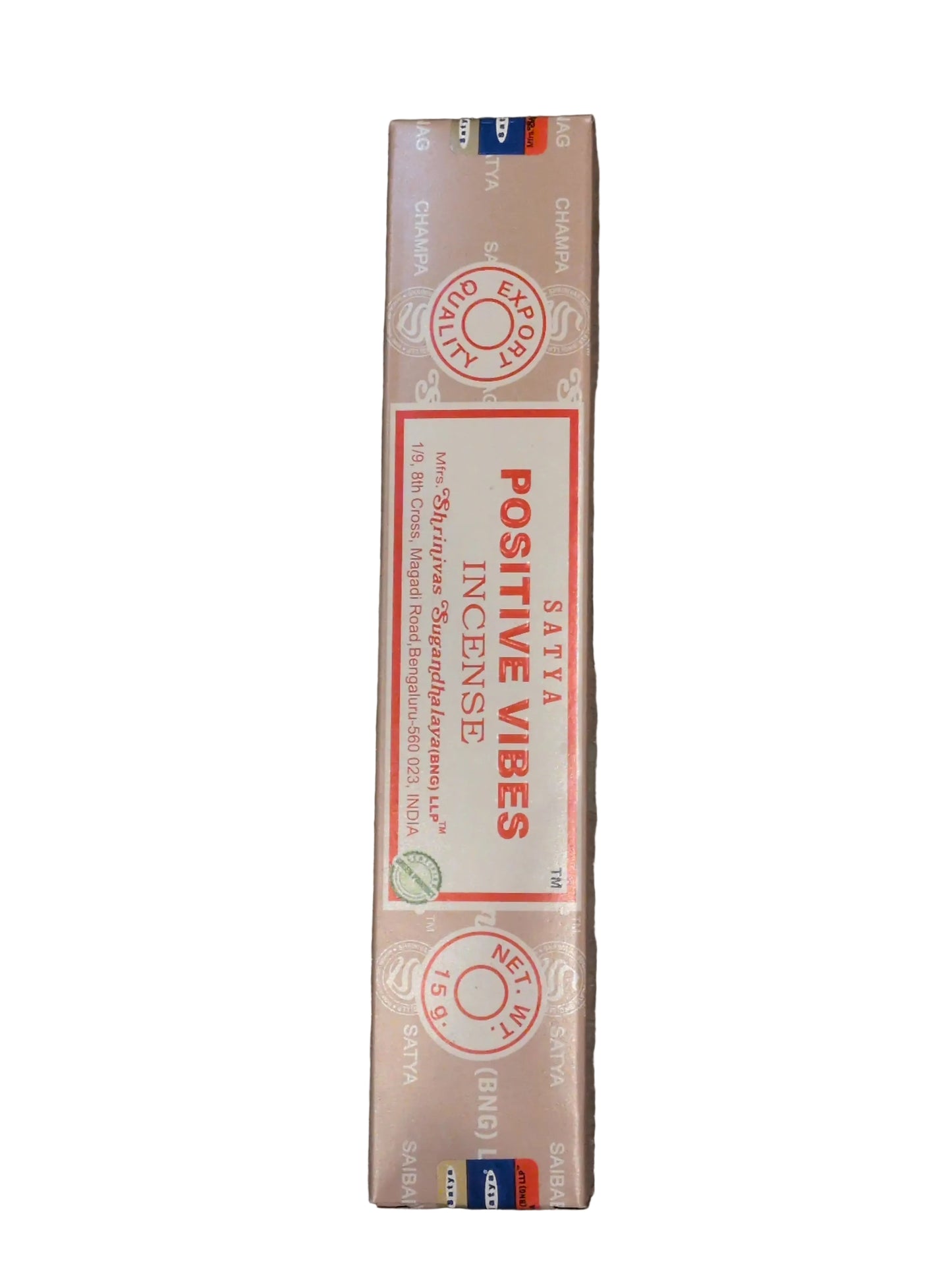 Satya Incense 15 gr Positive Vibes