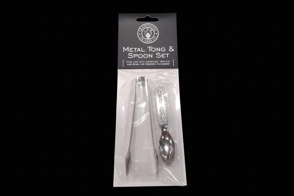 Metal Tong & Spoon Set